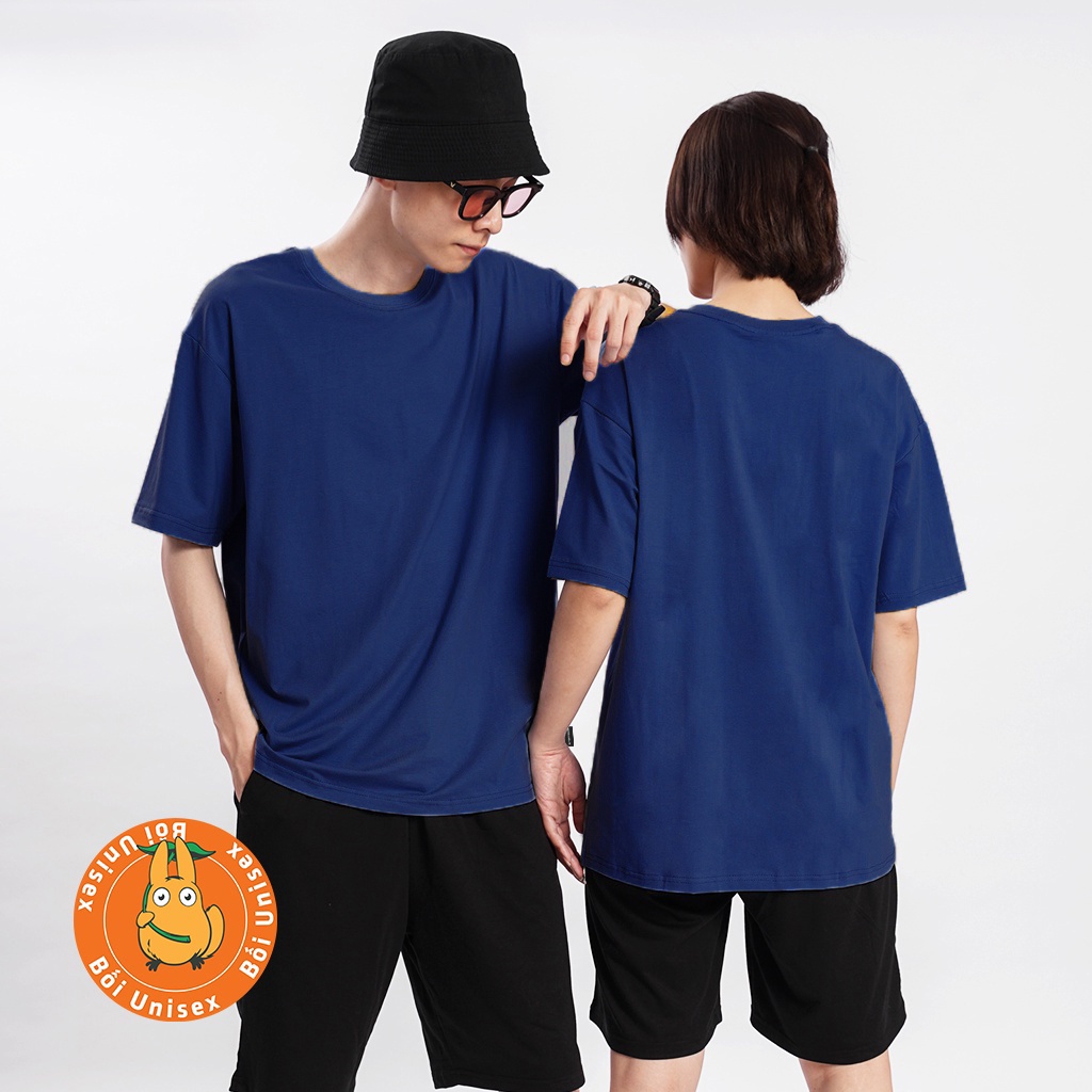 Áo Thun Trơn Tay Lỡ Unisex Nam Nữ chất áo đẹp