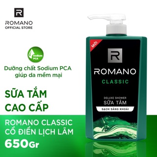 Sữa tắm romano 650g