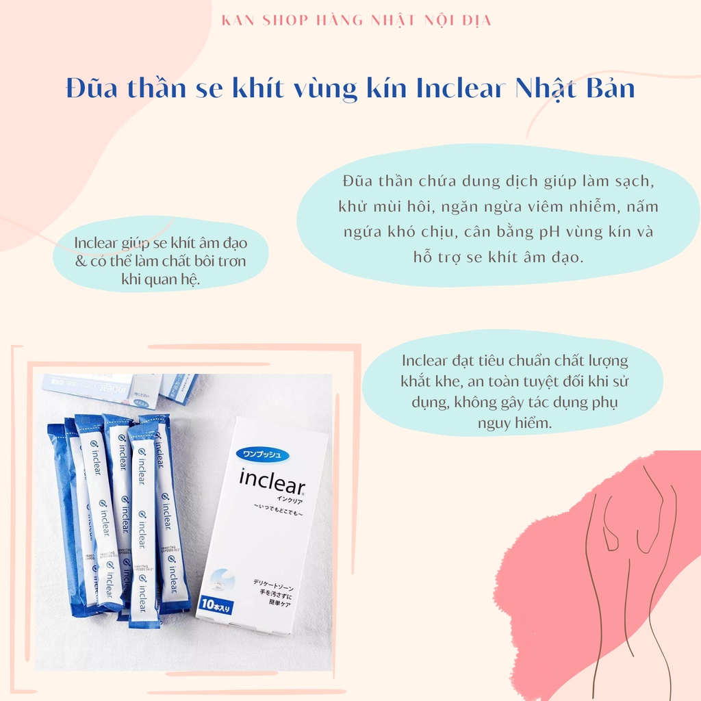 Đũa thần se khít vùngkín Inclear Nhật Bản | 4582178200520 | Kan shop hàng Nhật