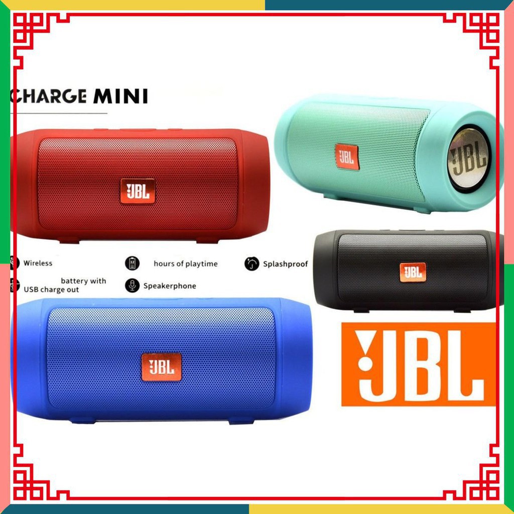 [ChínhHãng]Loa Bluetooth JBL Charge Mini4 nhập khẩu cao cấp, chất lương âm thanh chuẩn, bass cực căng tại TPHCM