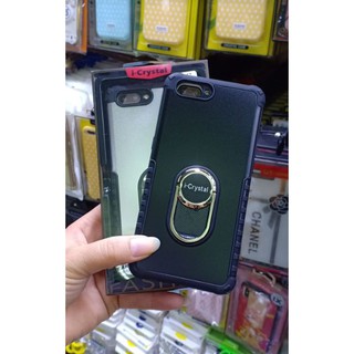 Ốp lưng OPPO A3S chống sốc viền dẻo kèm ring chân chống xoay 360 độ