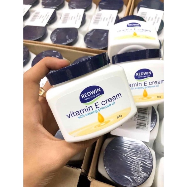 Kem dưỡng da mềm mịn Redwin Vitamin E Cream (với tinh dầu hoa anh thảo và vitamin E nguyên chất)