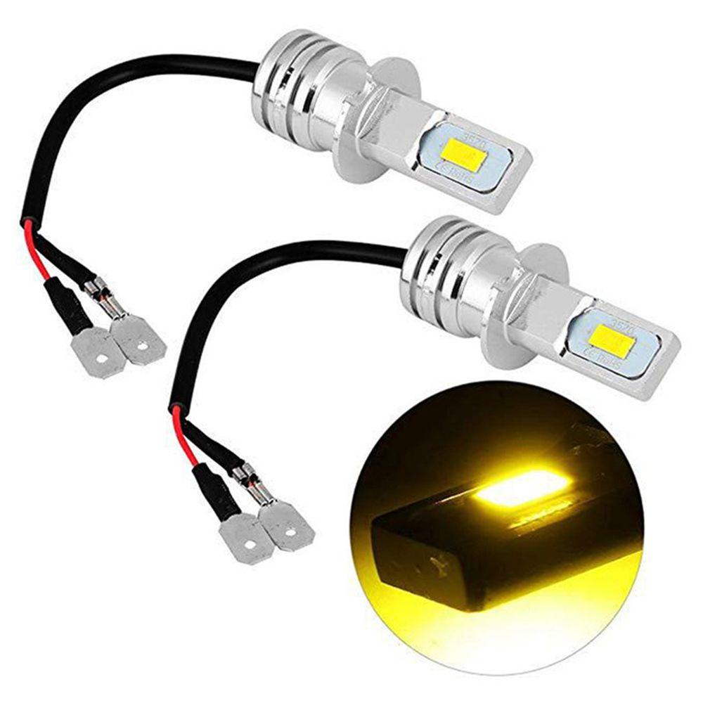 Bộ 2 Đèn LED Sương Mù Siêu Sáng 80W 3570 2SMD COB Dành Cho Xe Hơi