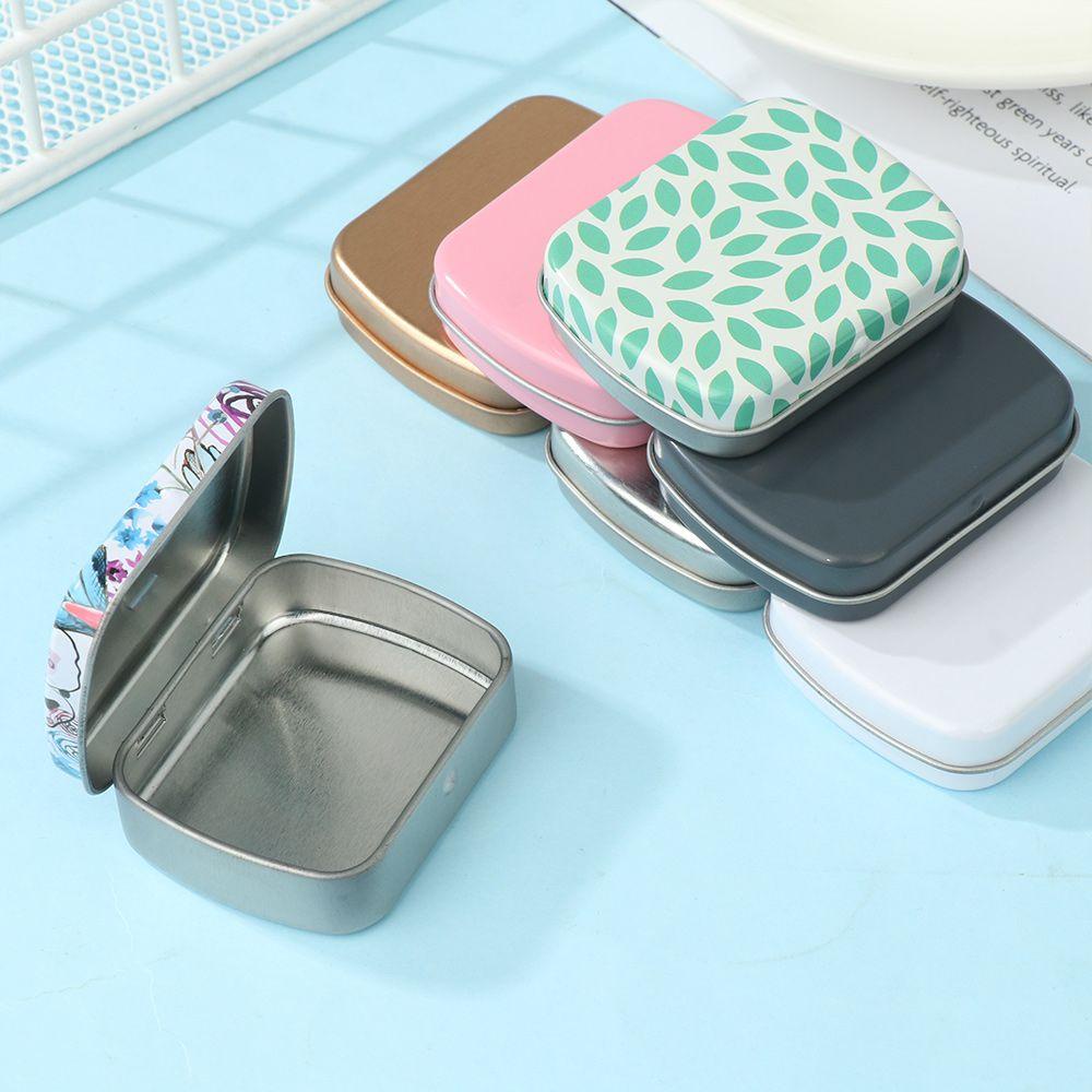 Hộp Thiếc Nhỏ Đựng Trang Sức Sắp Xếp Gọn Gàng Cho Nhà Ở