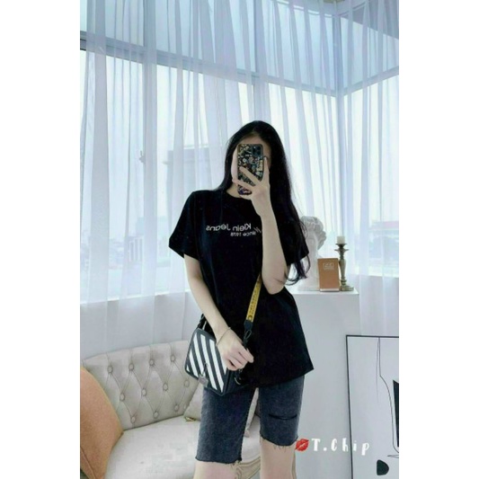 Áo Thun cotton giấy về đủ 4 màu trắng , đen, xanh và hồng MY2110214