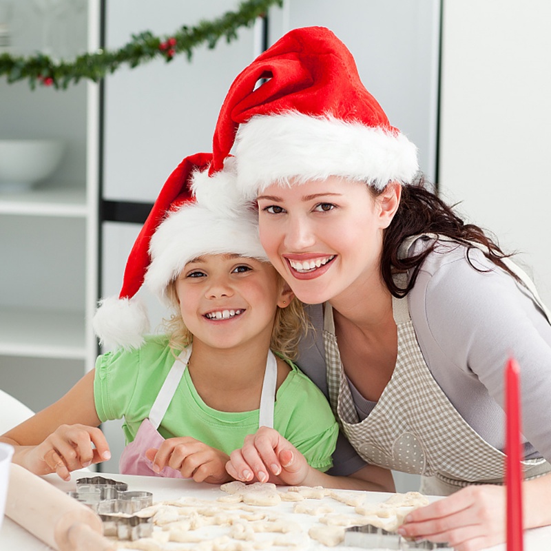 Mũ Ông Già Noel Bằng Vải Bông Dày Mềm Mại Thoải Mái Dùng Hóa Trang / Giáng Sinh / Tiệc Tùng