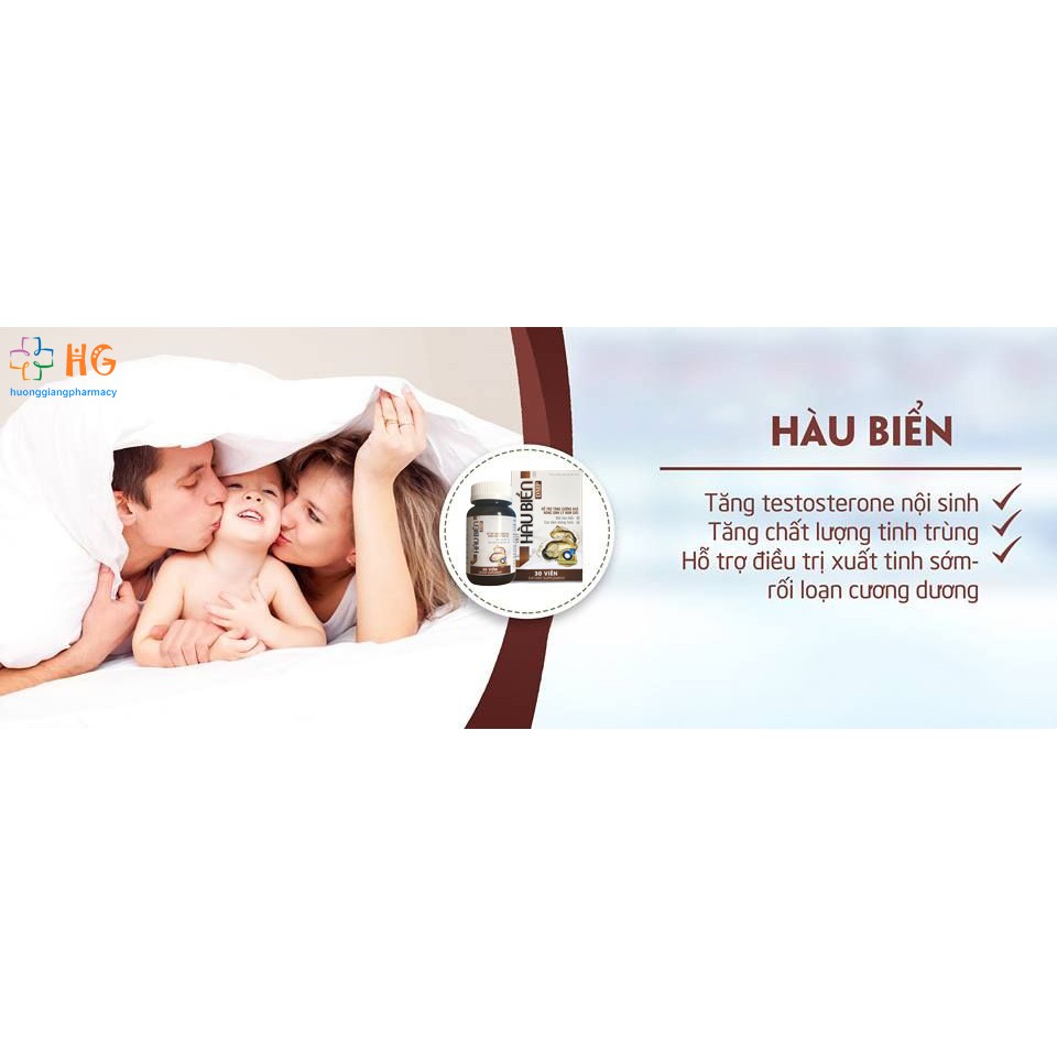 Hàu Biển DMP - Bổ thận nam, tăng cường sinh lý nam giới. Giúp bổ thận tráng dương, cải thiện xuất tinh sớm, yếu sinh lý