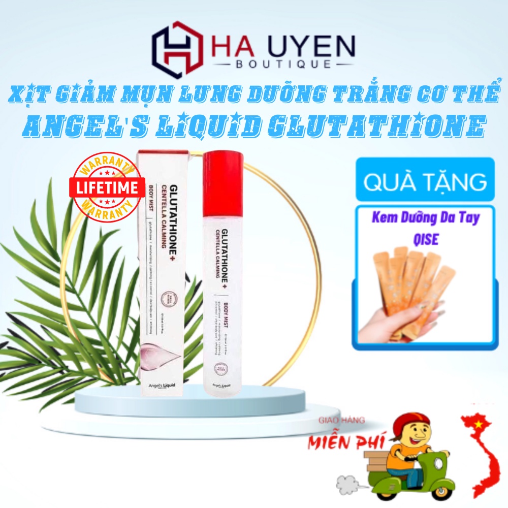 Xịt Giảm Mụn Lưng Angel's Liquid Glutathione Plus Centella Calming Body Mist - 150ml [ Auth - Hàn Quốc ]