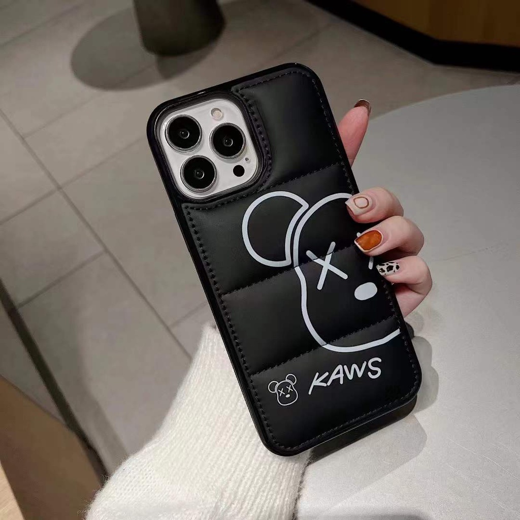 Ốp điện thoại in hình gấu Kaws sang trọng bảo vệ cho iPhone 13 Pro Max 12 Pro Max 11 Pro Max 7plus Xs IX Xs Max XR