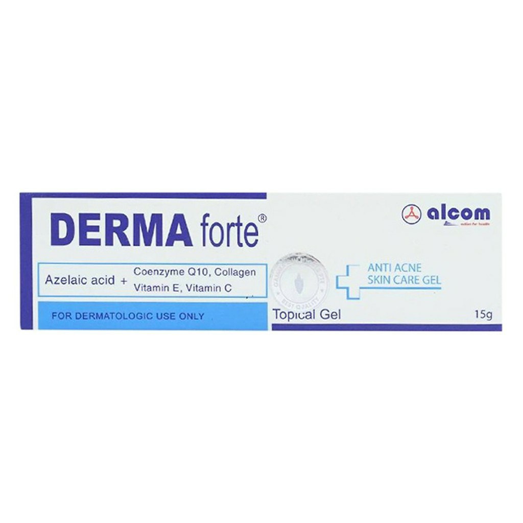 Derma Forte 15g - Gam Ma, Gel Giúp Giảm Mụn Trứng Cá, Ngừa Thâm, Mờ Sẹo, Dưỡng Da
