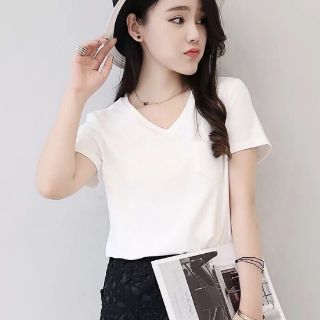 Áo thun BSK basic cổ tim chất vải dư xịn