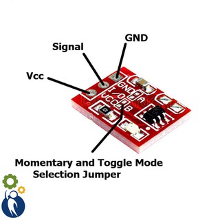 Bộ 5 Module Nút Cảm Biến Chạm TTP223 Touch Sensor Cảm Ứng Điện Dung