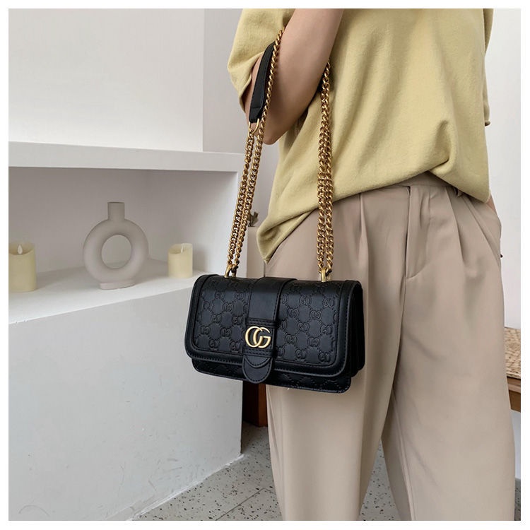 TÚI XÁCH NỮ DẬP HỌA TIẾT TÚI XÁCH NỮ DÂY ĐEO DA PHỐI XÍCH HÀNG QUẢNG CHÂU TXGG02