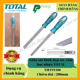 8 inch 200mm giũa sắt hình dẹp total tht91186