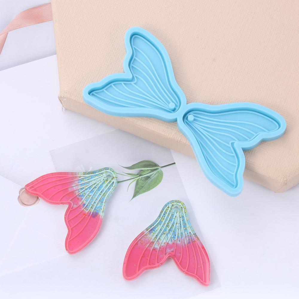 Khuôn Silicone Làm Bông Tai Resin Hình Động Vật / Sứa Biển DIY