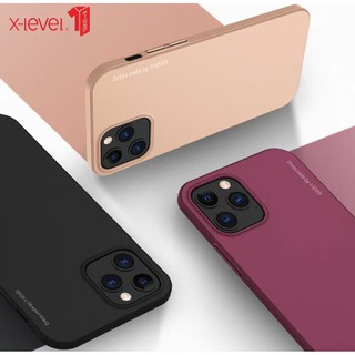 Ốp lưng tpu nhám x-level iphone 12 mini, 12, 12 pro, 12 pro max chống vân tay, chống bẩn
