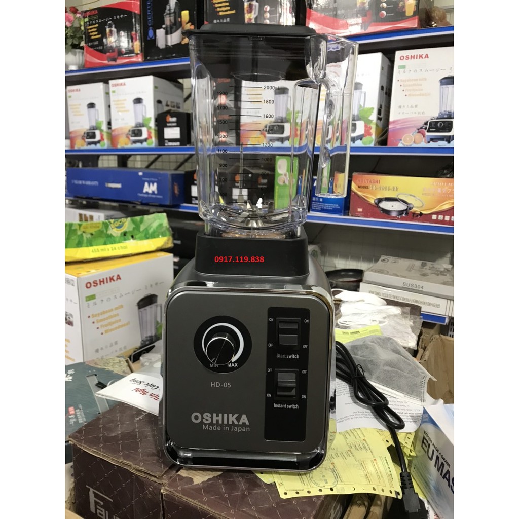 Máy xay sinh tố công nghiệp Nhật Bản HD05,máy xay công suất lớn 2000W