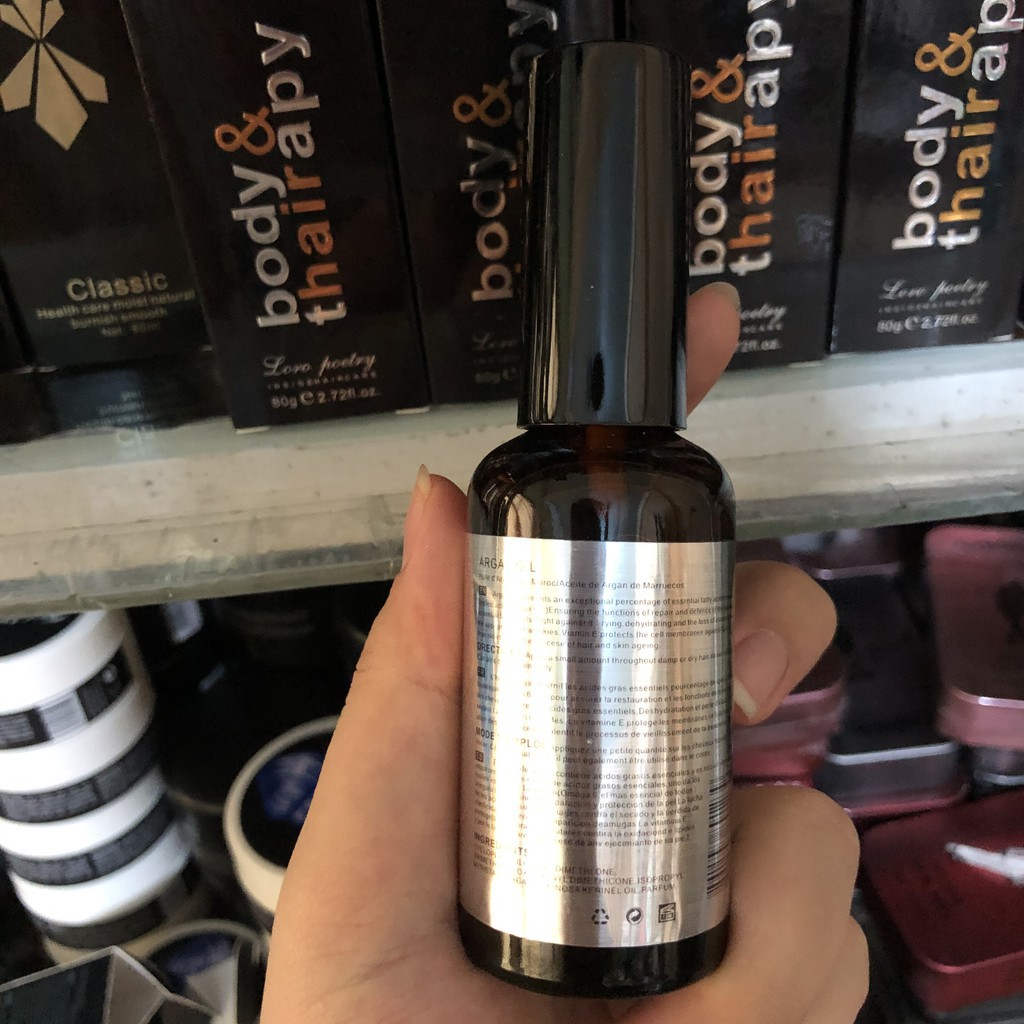 Tinh dầu body Morocco Argan dưỡng tóc mềm mượt 80ml