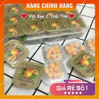1 hộp nhỏ Kẹo C Cam Trái Tim Thái – Vé về tuổi thơ - 00004 (shopmh59) (mh59)