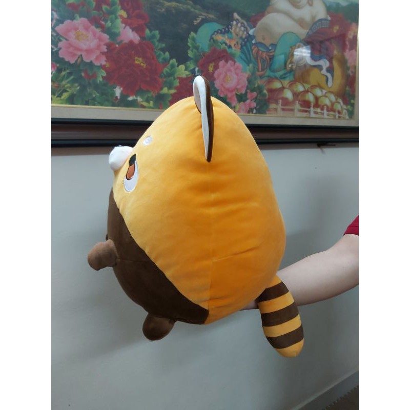 Gấu trúc bắc mỹ nhồi bông dáng tròn