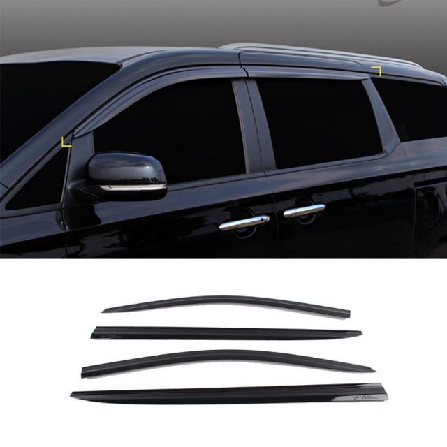 Bộ 4 vè che mưa Kia Sedona đen cao cấp | Shopee Việt Nam