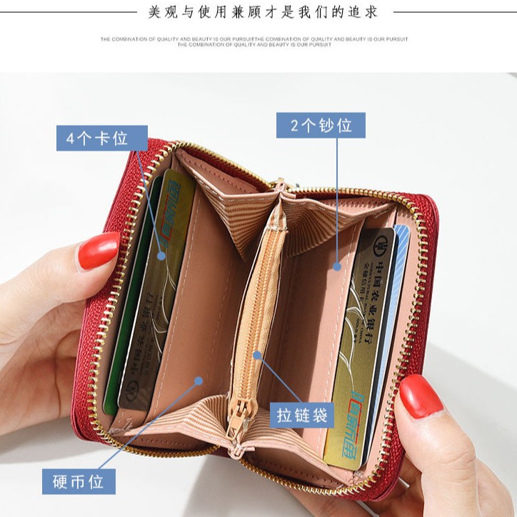 Ví Nữ Mini Khóa Kéo Thời Trang Hàn | BigBuy360 - bigbuy360.vn