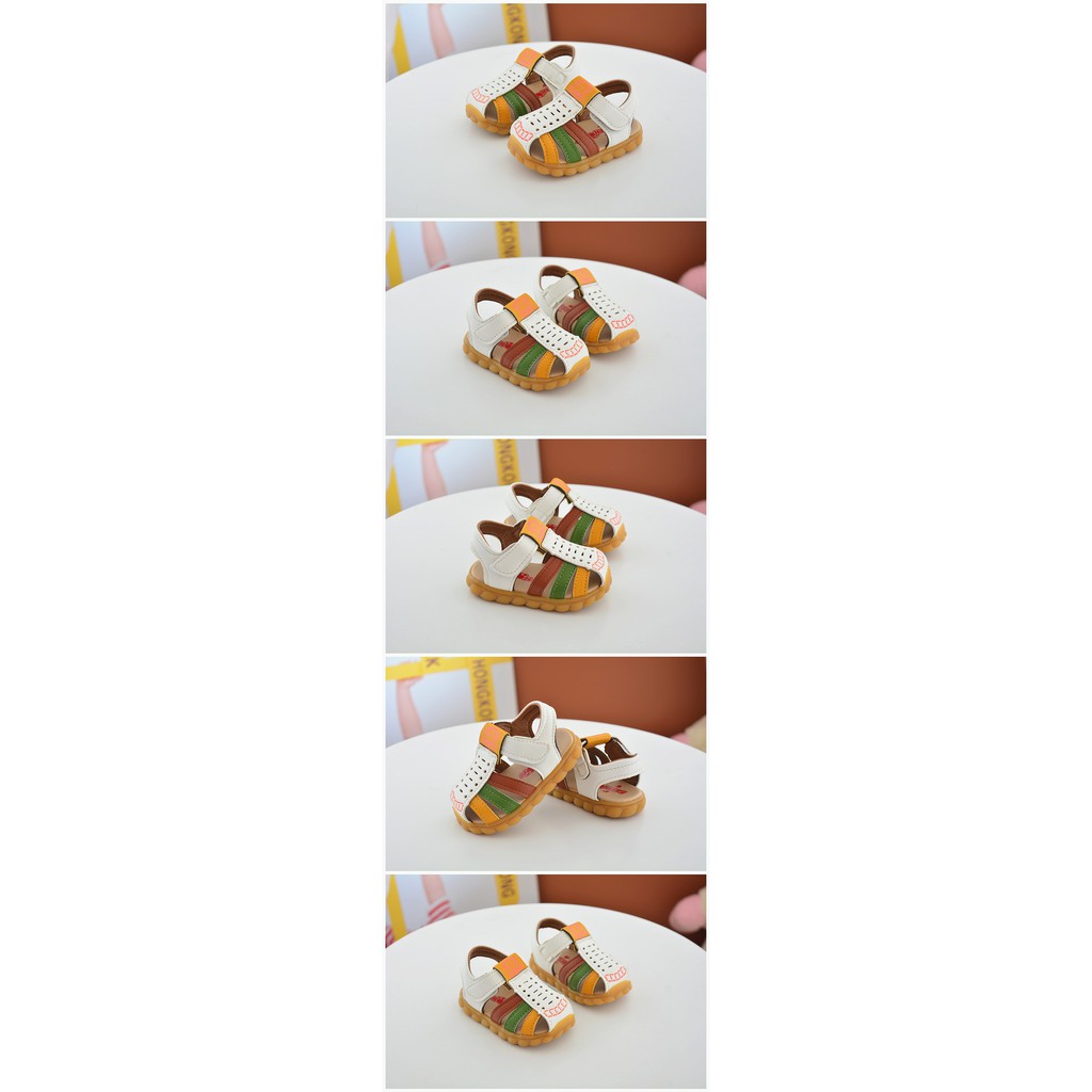 Sandal tập đi cho bé trai và bé gái kiểu rọ 206( Có video quay thật)