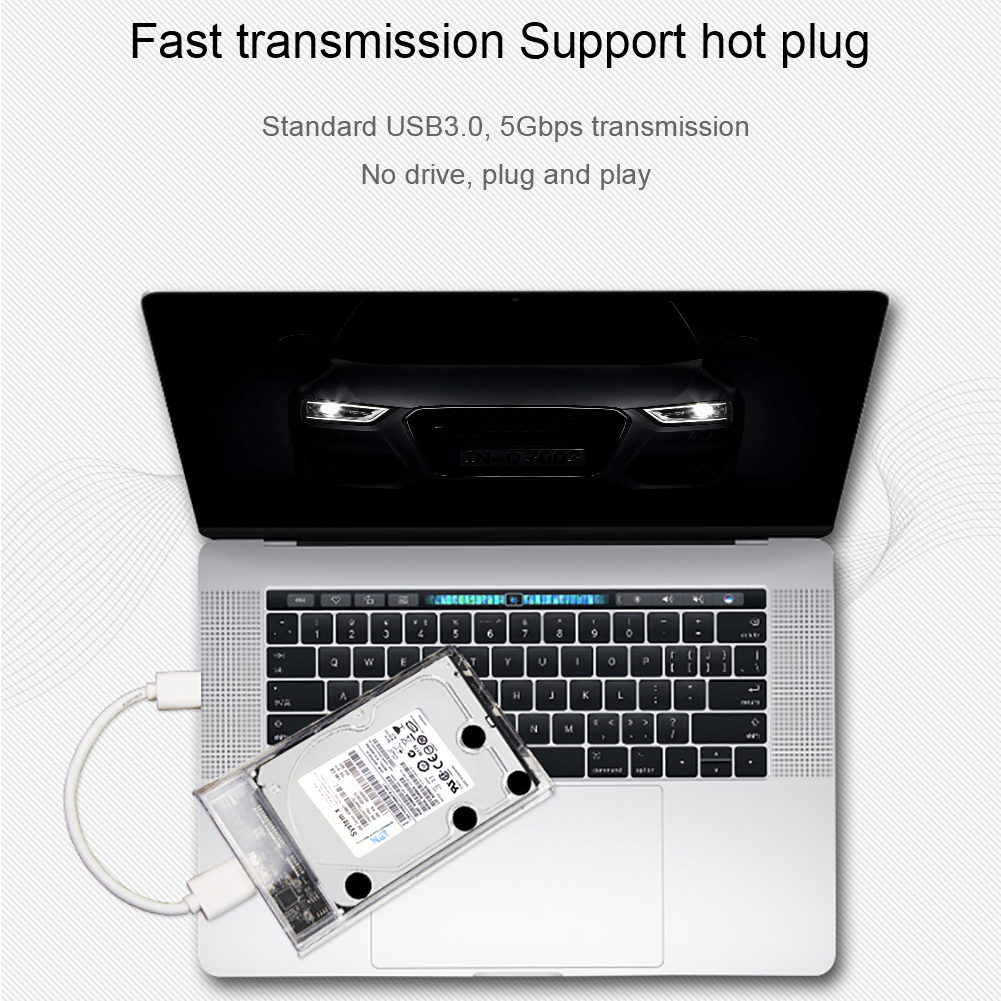 Hộp Đựng Ổ Cứng 2.5inch Sata Hdd Ssd Usb 3.0 Tốc Độ Cao 5gbps | BigBuy360 - bigbuy360.vn