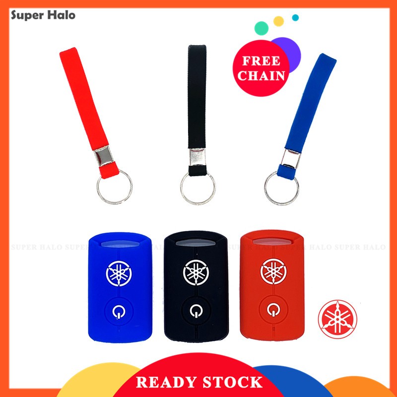 Bao Silicone Bảo Vệ Chìa Khóa For Yamaha NVX XMAX Remote Key FREE Móc chìa khóa