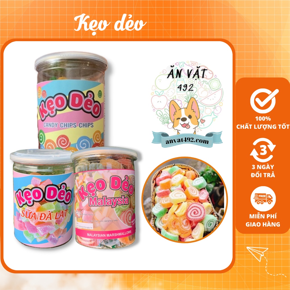 Kẹo Dẻo Chip Chip, Trái Cây 500g - Ăn Vặt 492