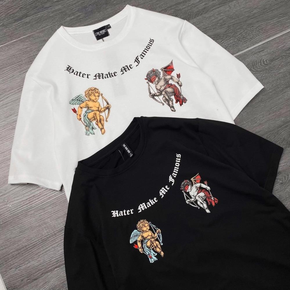 SALE Áo thun tay lỡ Hater The Bad God , áo thun cotton nam nữ unisex , MSW Town
