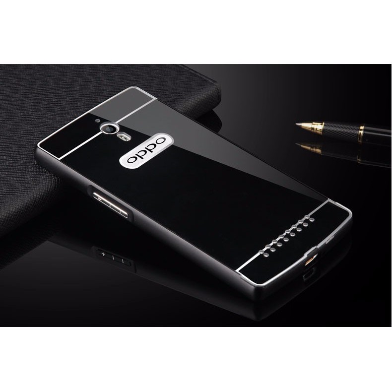 Ốp Lưng Nhôm Cứng In Logo Cho Oppo Find 7 / 7a Hp