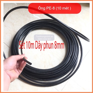 Sét 10m dây ống phun sương PE 8mm chất lượng cao