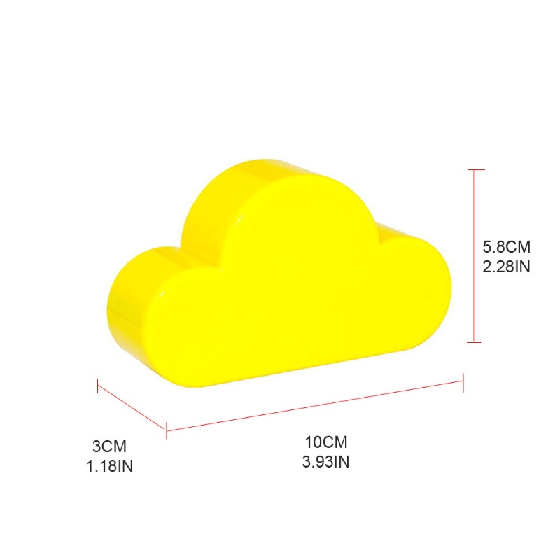 Giá Đỡ Chìa Khóa Gắn Tường Hình Đám Mây Có Nam Châm Tiện Lợi