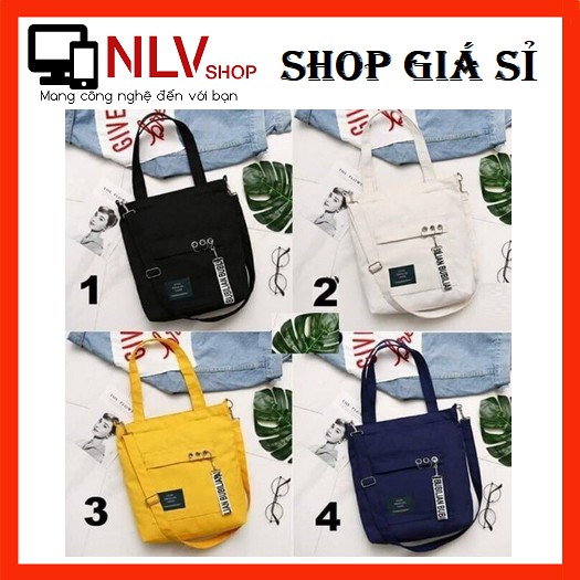 ✯Giá Sỉ✯ Túi Đeo 2 Kiểu Bố Thời Trang - TÚI KHOEN (A4 - Ảnh Thật)