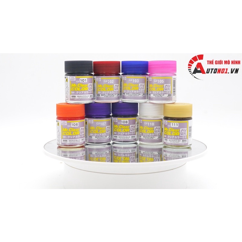 LACQUER ( GX101 ~ GX121 ) SƠN MÔ HÌNH MR HOBBY MR CLEAR