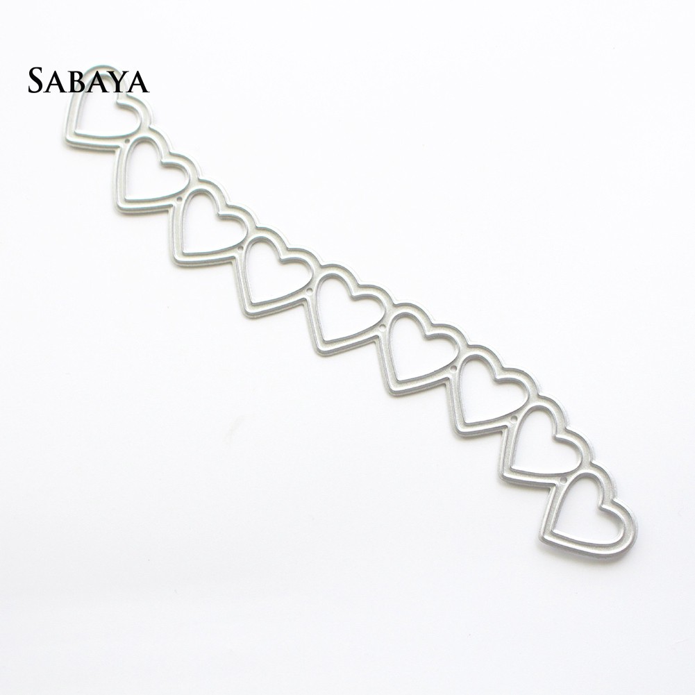 Khuôn Cắt Giấy Kim Loại Hình Trái Tim