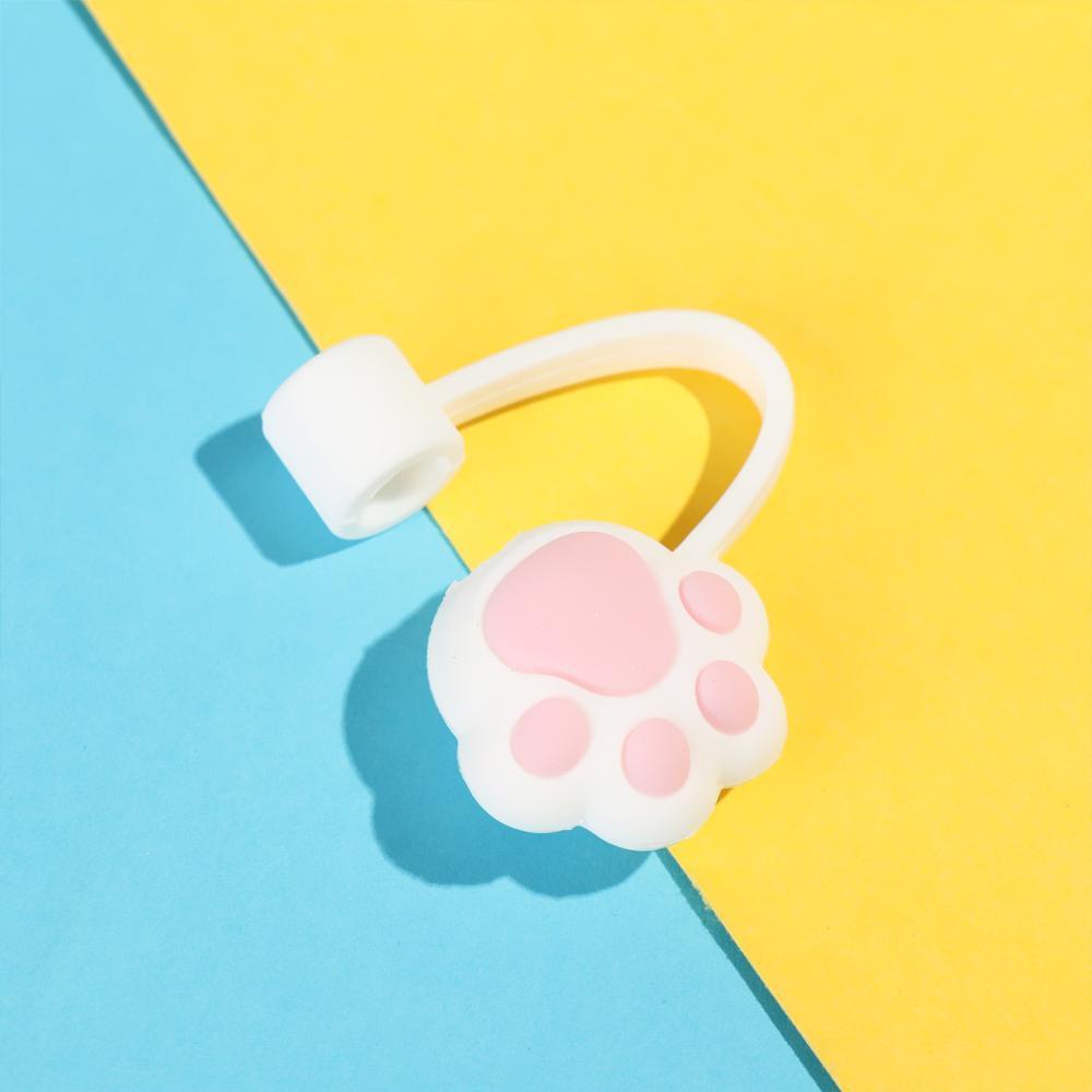 PISTA 1 Ống Hút Silicone Chống Văng Có Thể Tái Sử Dụng