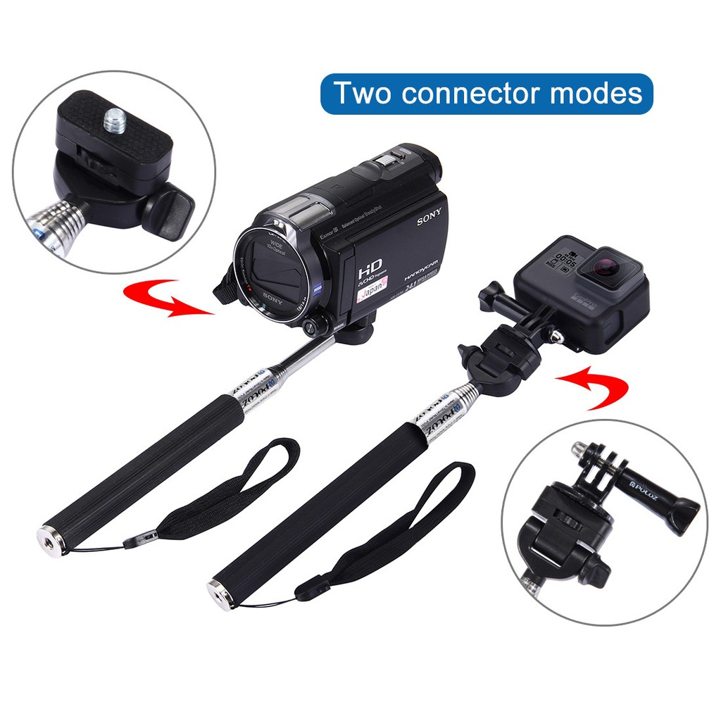 Gậy tự sướng Monopod cho Gopro Hero Puluz PU55 - Hàng chính hãng