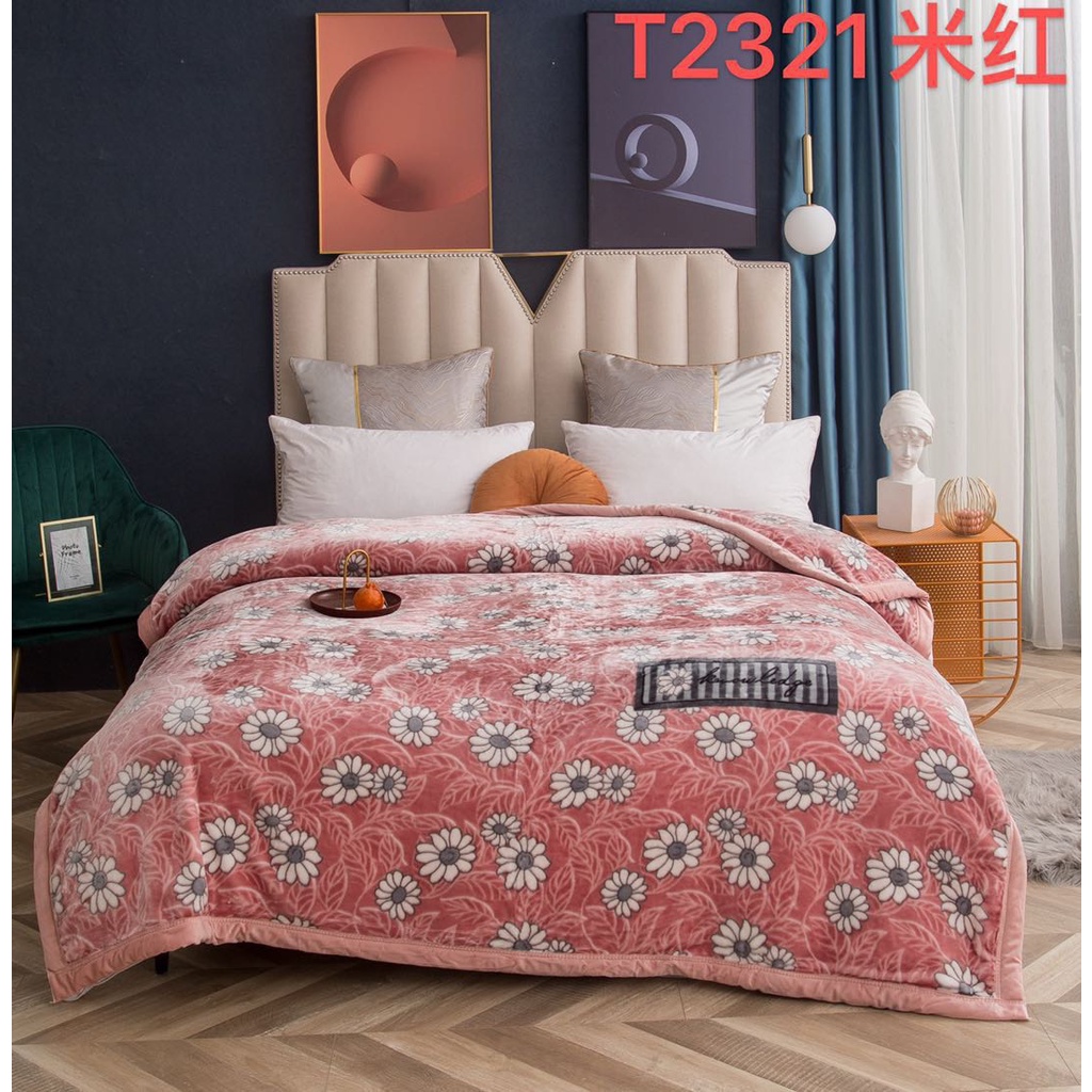 CHĂN NỈ TUYẾT 2  MẶT HỌA TIẾT MỀM MỊN NẶNG 3KG KÍCH THƯỚC 2MX2M3