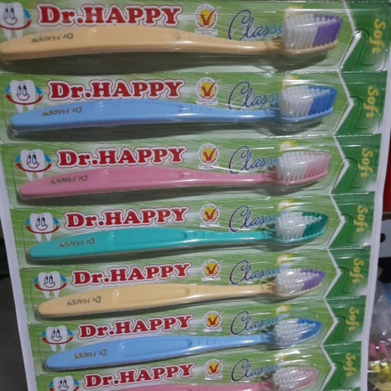 Vỉ 12 cây bàn chải dr.happy người lớn