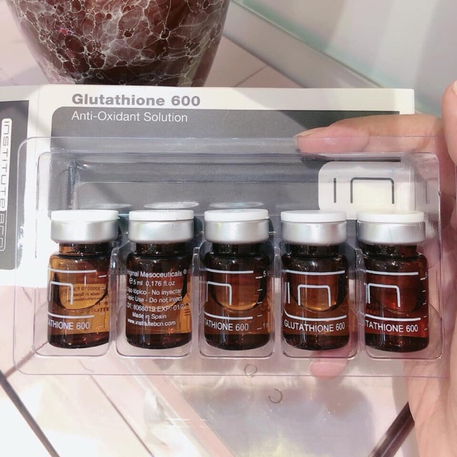 Sale serum Trắng da Glutathione 600 Bcn Tây Ban Nha (1 lọ 5ml)
