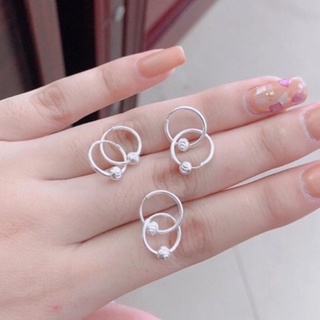 BÔNG TAI VÒNG TÀU BI BẠC TA CHO BÉ