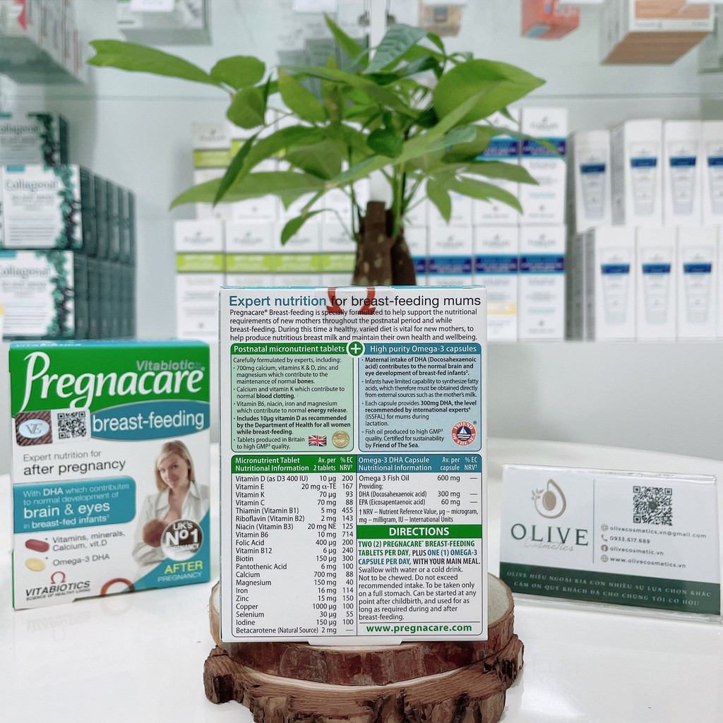 TPBVSK Vitabiotics Pregnacare Breast Feeding - Vitamin tổng hợp cho phụ nữ sau sinh