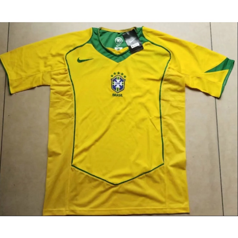 Áo Bóng Đá Đội Tuyển RONALDO Ronaldinho 1994 Brazil 1998 2002