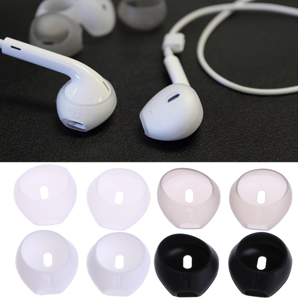 Bộ 4 cặp silicone bọc tai nghe chống thất lạc cho Apple Airpods