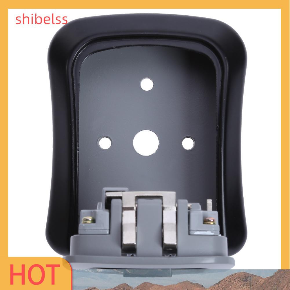 （ʚshibelss）4 Digit Combination Key Safe Security Storage Box Lock Wall Mount Organizer