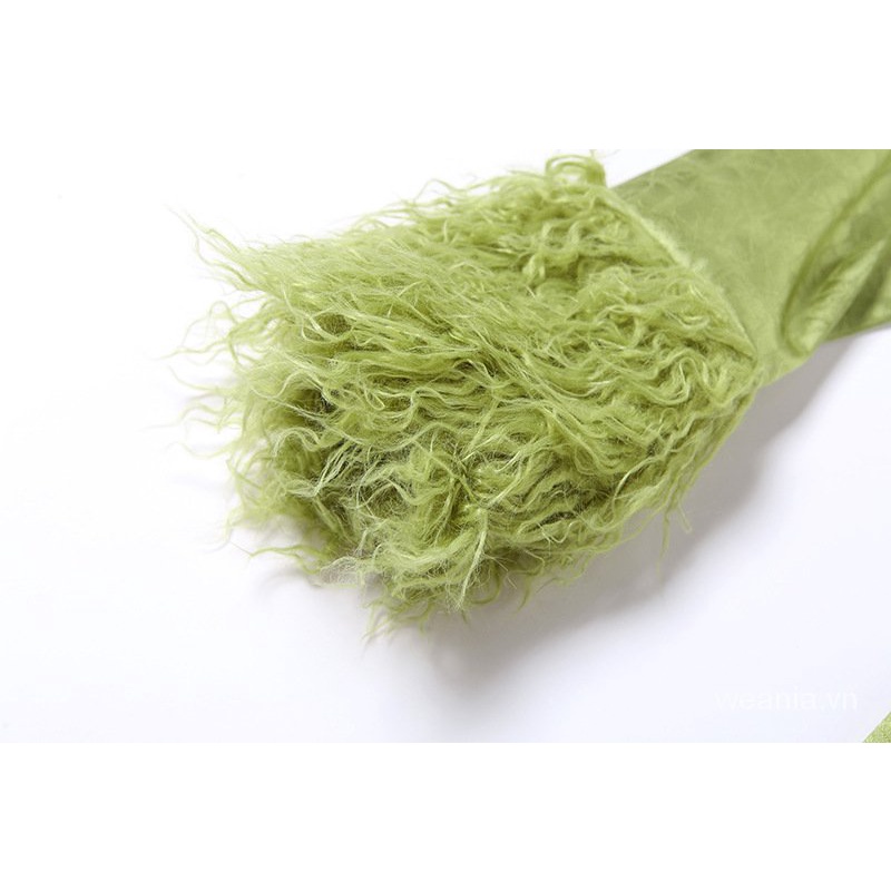 Áo Tay Dài Bằng Nhung Phối Nút Thiết Kế Thanh Lịch Sành Điệu Cho Nữ