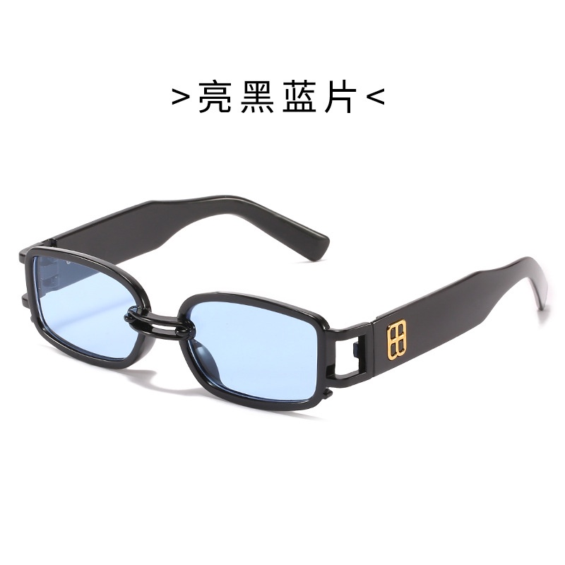 Kính Mát Gọng Vuông Nhỏ Nhiều Màu Sắc Phong Cách Hip Hop Cổ Điển Thời Trang Cho Nữ