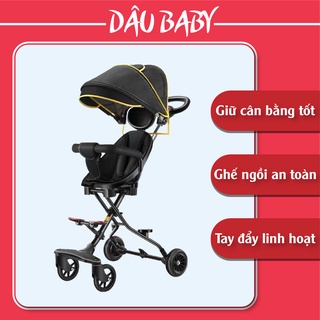 Xe đẩy gấp gọn cho bé, xe đẩy em bé 2 chiều dạo chơi gấp gọn
